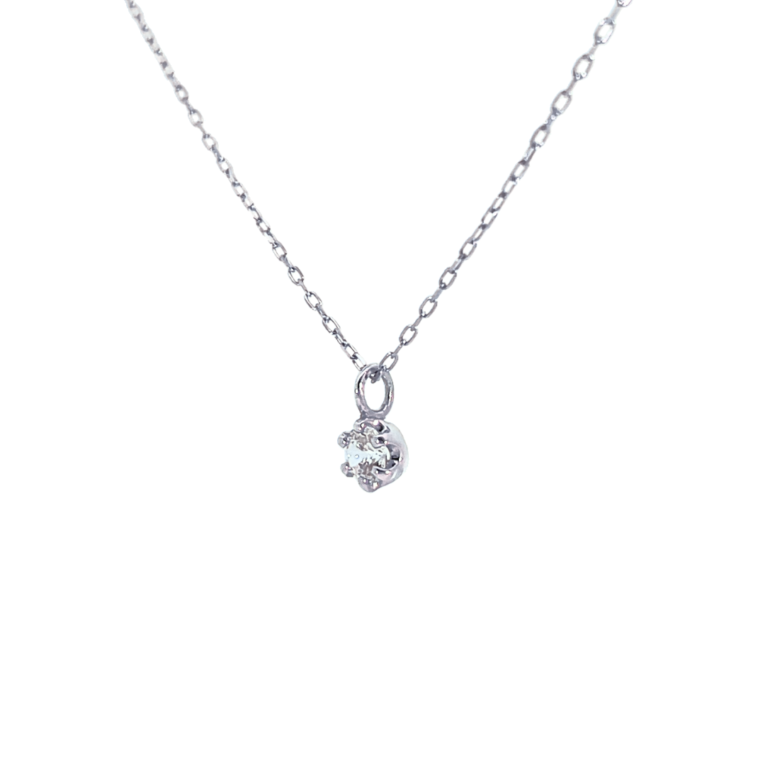 ダイヤモンド0.1ct　ネックレス　PT900