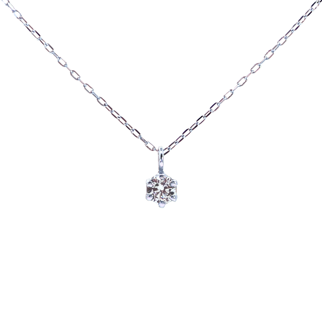 ダイヤモンド0.1ct　ネックレス　PT900