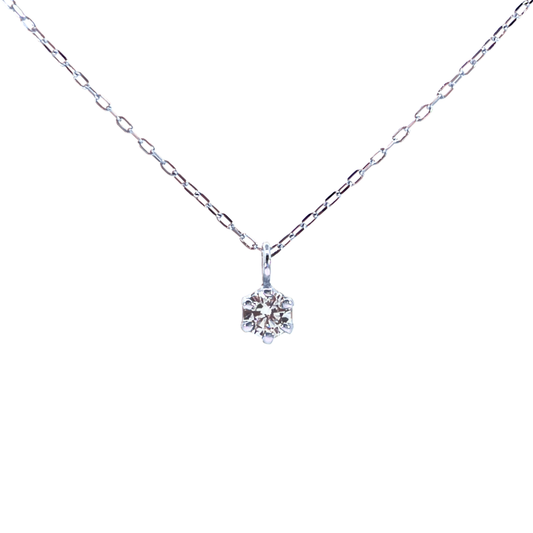 ダイヤモンド0.1ct　ネックレス　PT900