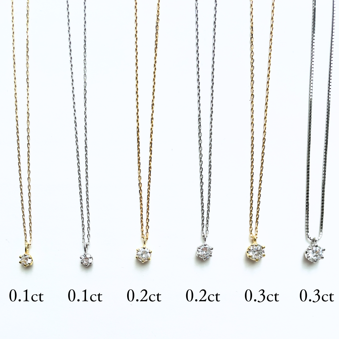 ダイヤモンド0.1ct　ネックレス　PT900
