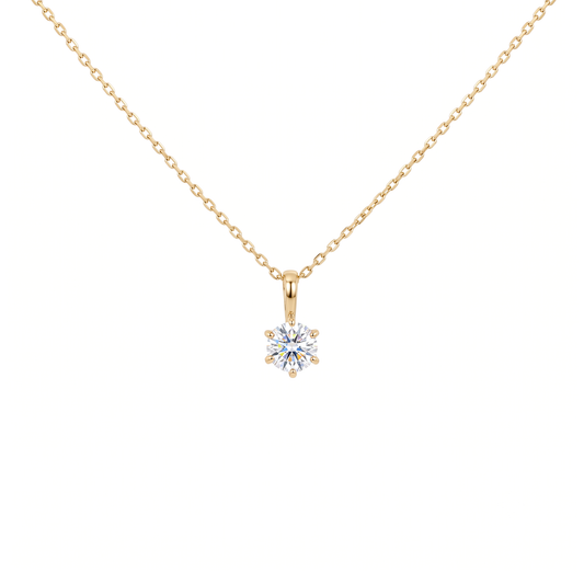 SV925/K18メッキ　キュービック0.3ct　ネックレス