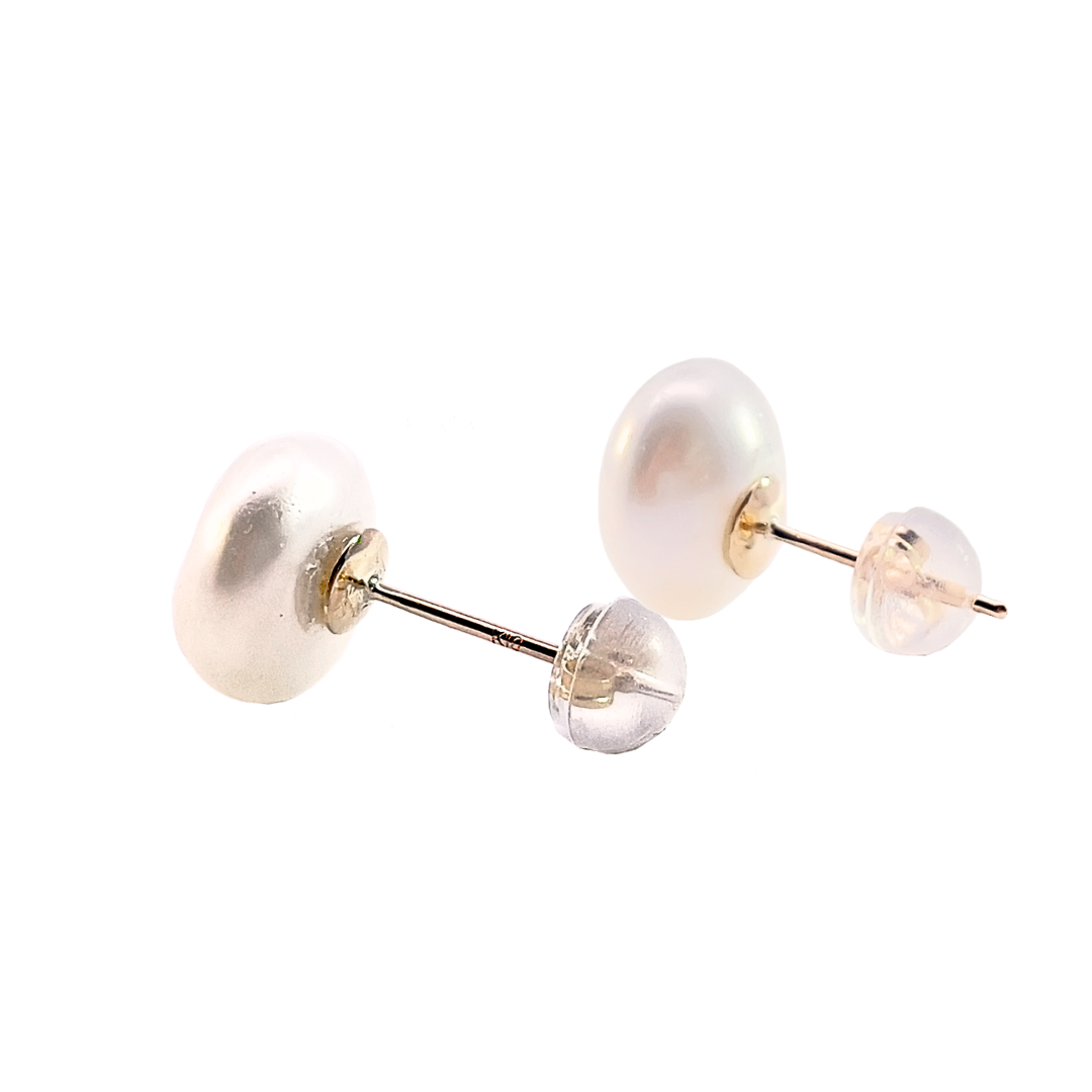 バロックパール　スタッドピアス　K10YG
