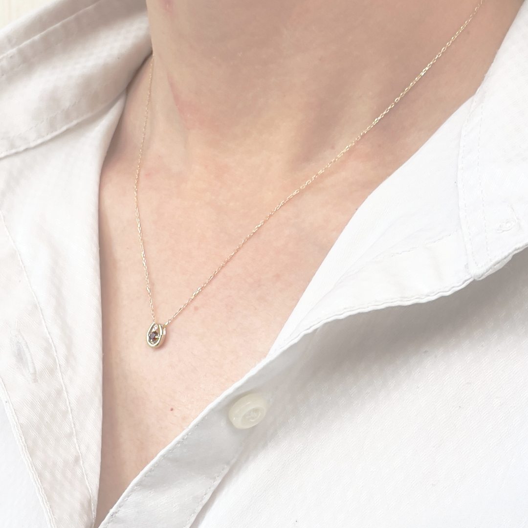 agete ホースシューネックレス　K10YG cui-cui / キュイキュイ / ジュエリー＆アクセサリー