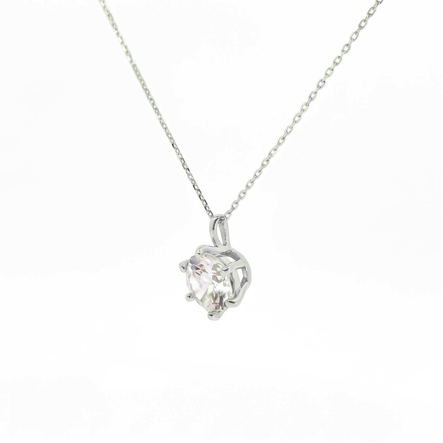 SV925/PT900メッキ　キュービック2.0ct　ネックレス
