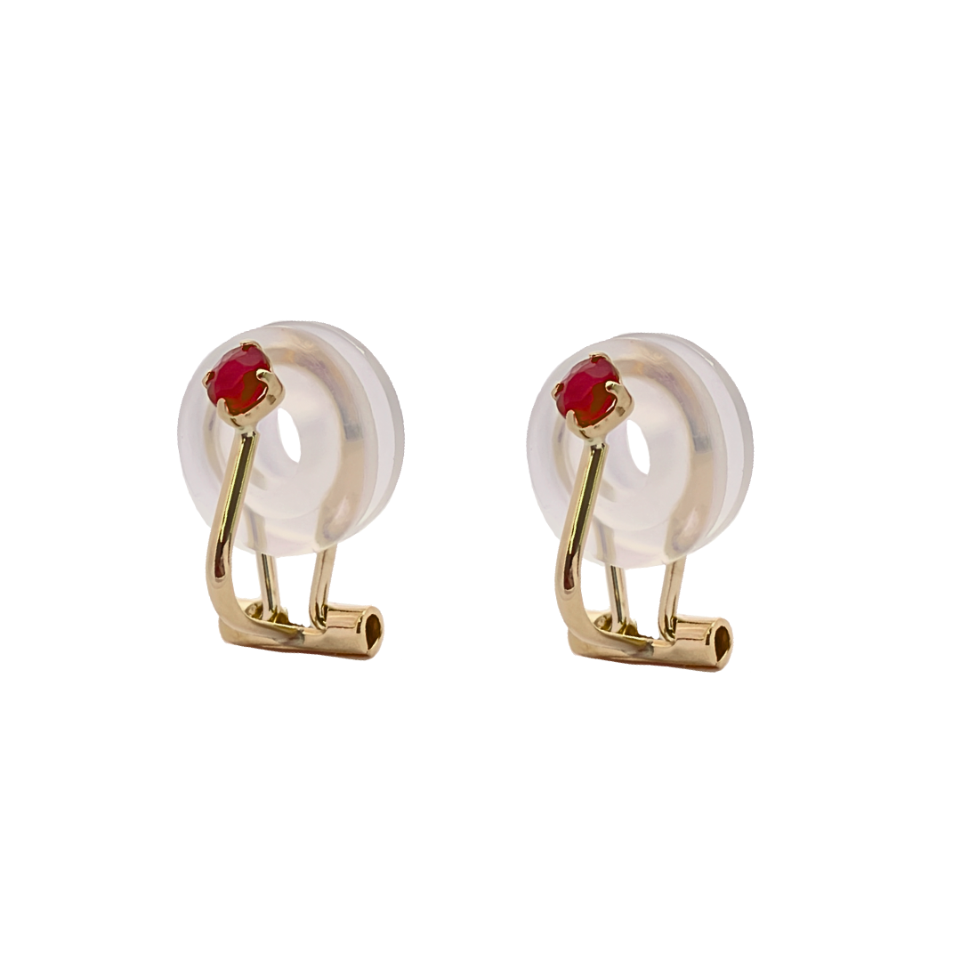 ルビー イヤリング K10YG