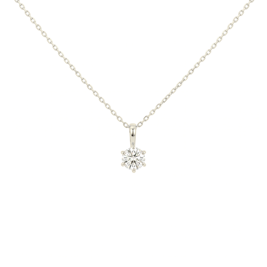 SV925/PT900メッキ　キュービック0.3ct　ネックレス