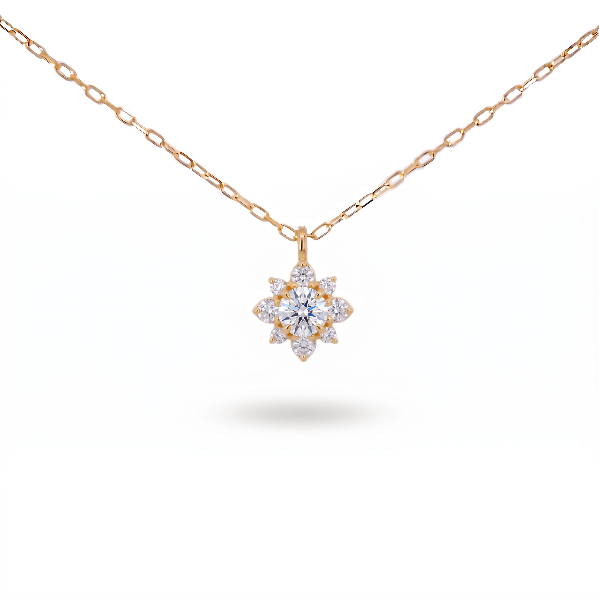ダイヤモンド0.15ct ネックレス K18YG