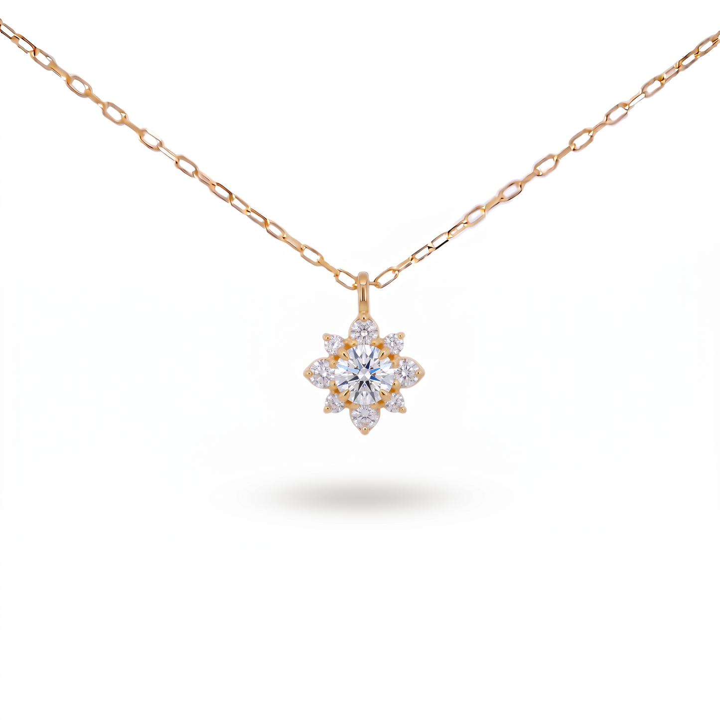 ダイヤモンド0.15ct ネックレス K18YG