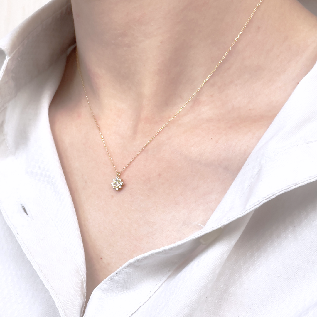 ダイヤモンド0.15ct ネックレス K18YG | 12story ダイヤモンド0.15ct ネックレス K18YG | 12story