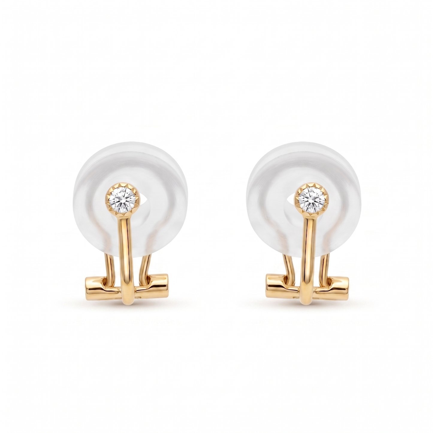 ダイヤモンド0.03ct イヤリング K10YG