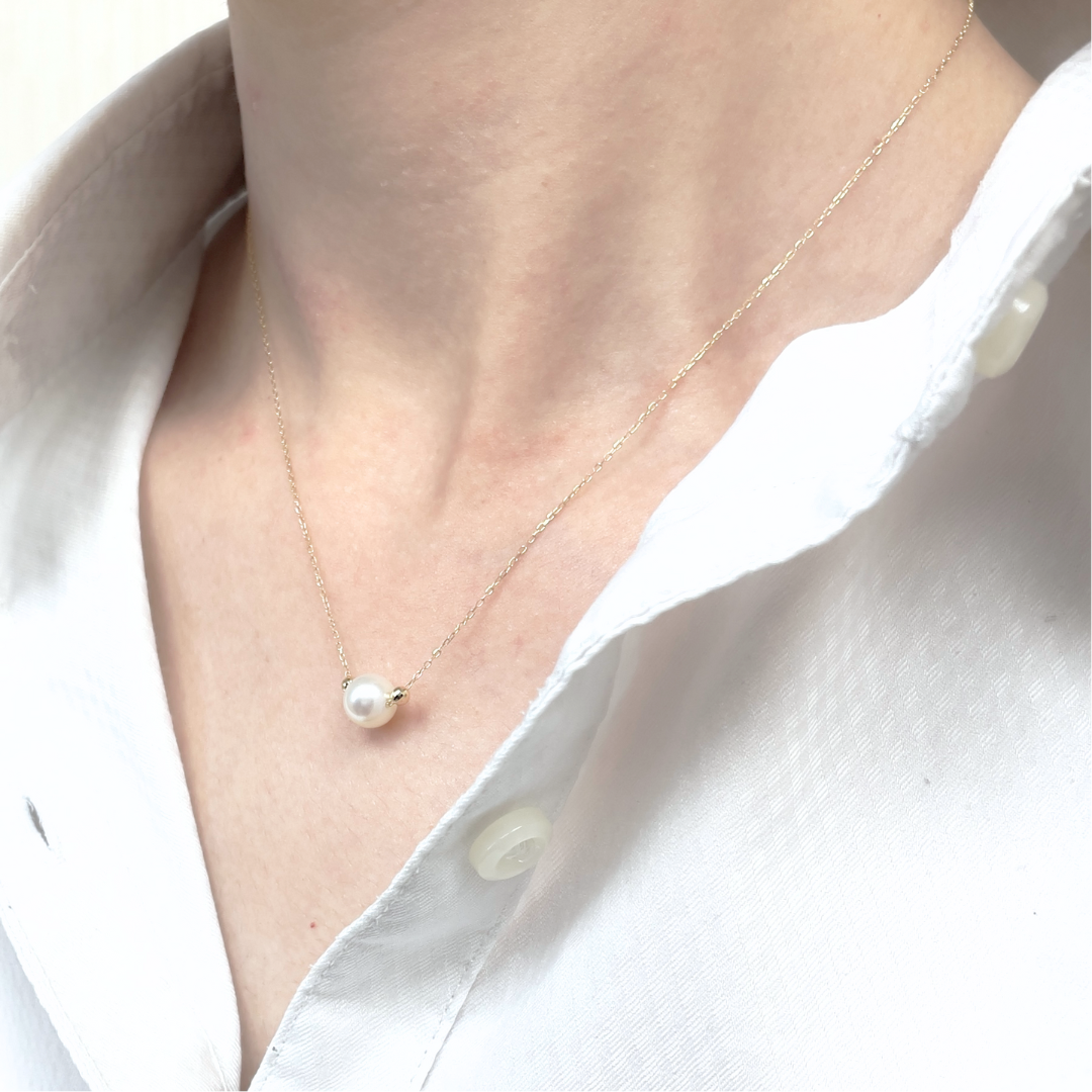 アコヤパール ネックレス K18YG