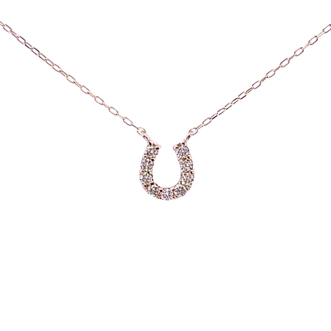 ダイヤモンドバテイネックレス　K10PG