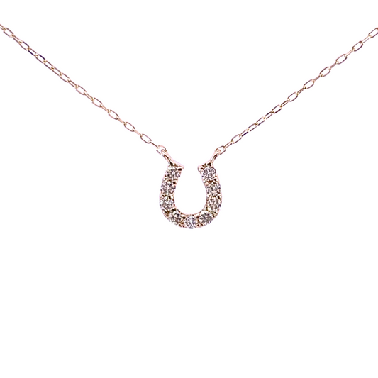 ダイヤモンドバテイネックレス　K10PG