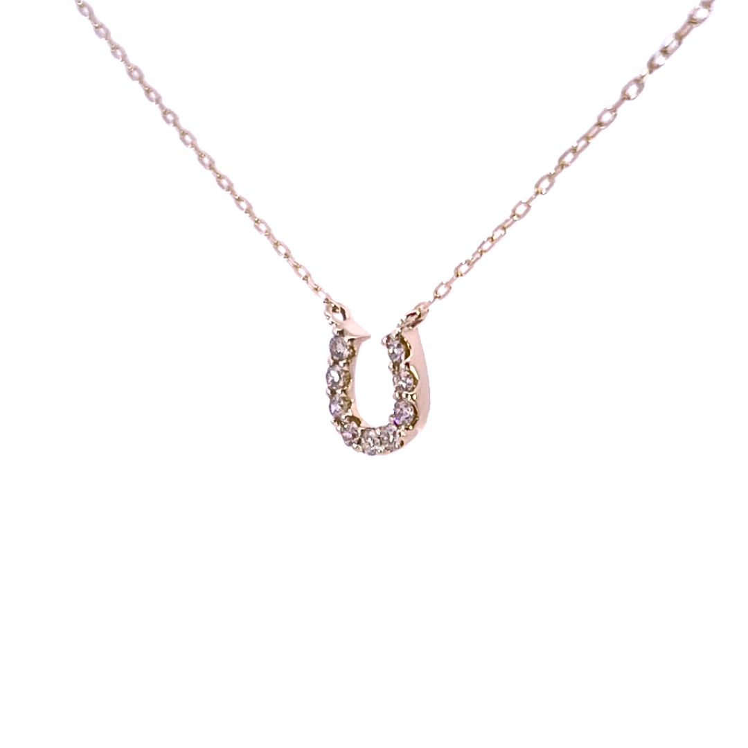 ダイヤモンドバテイネックレス　K10PG