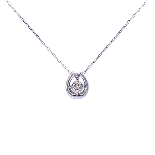 ダイヤモンド　ネックレス　プラチナ