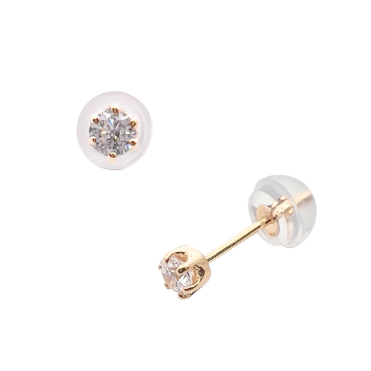 ダイヤモンド　0.1ｃｔ×2　スタットピアス　K18