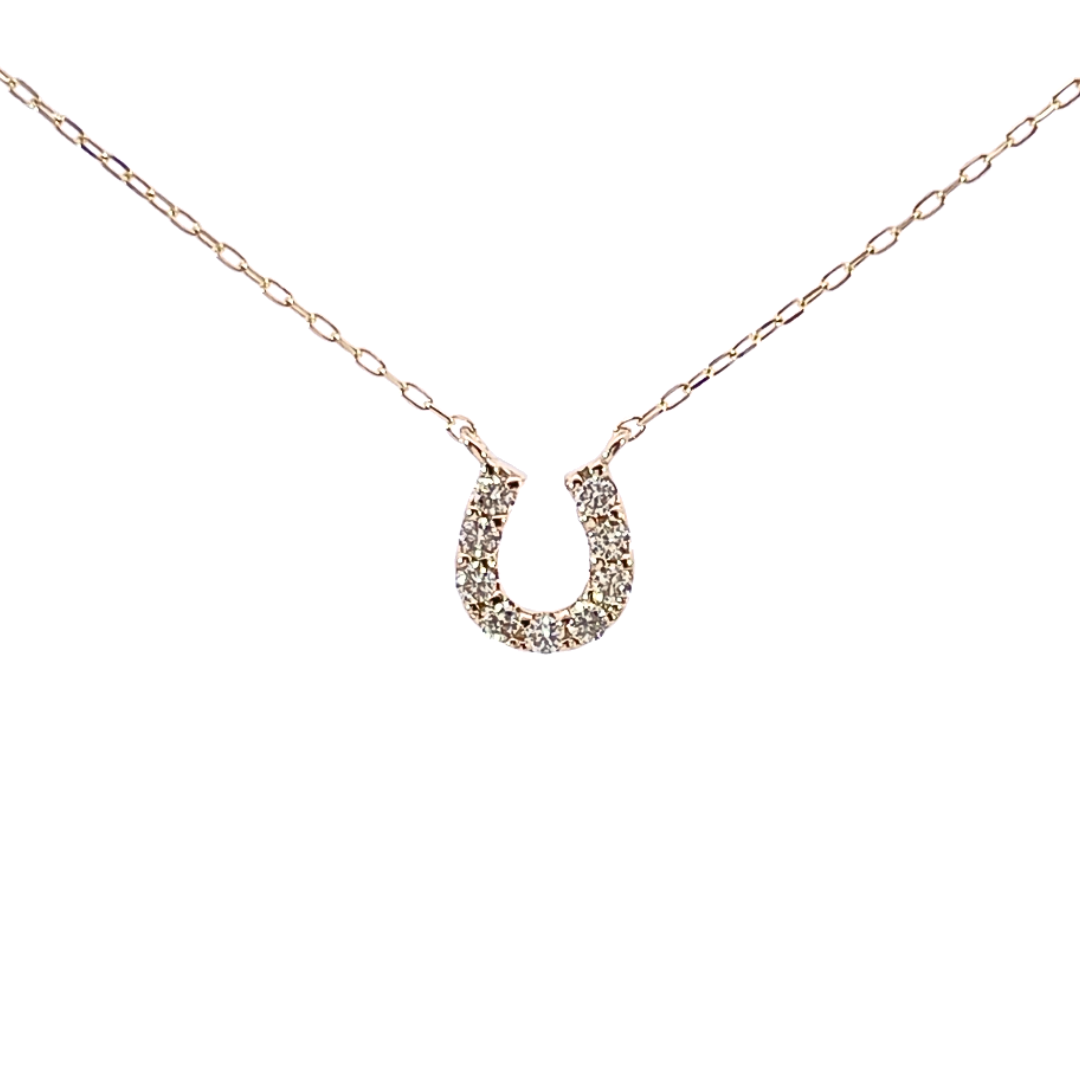 ダイヤモンドバテイネックレス　K10YG