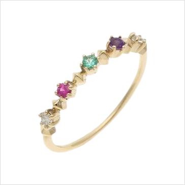 結婚の記念に「メッセージジュエリー」DREAM　K10YG